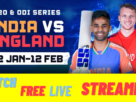 India vs England T20 Live Streaming - Free Live Match - Every Detail